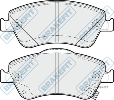 APEC BRAKING Piduriklotsi komplekt,ketaspidur PD3239